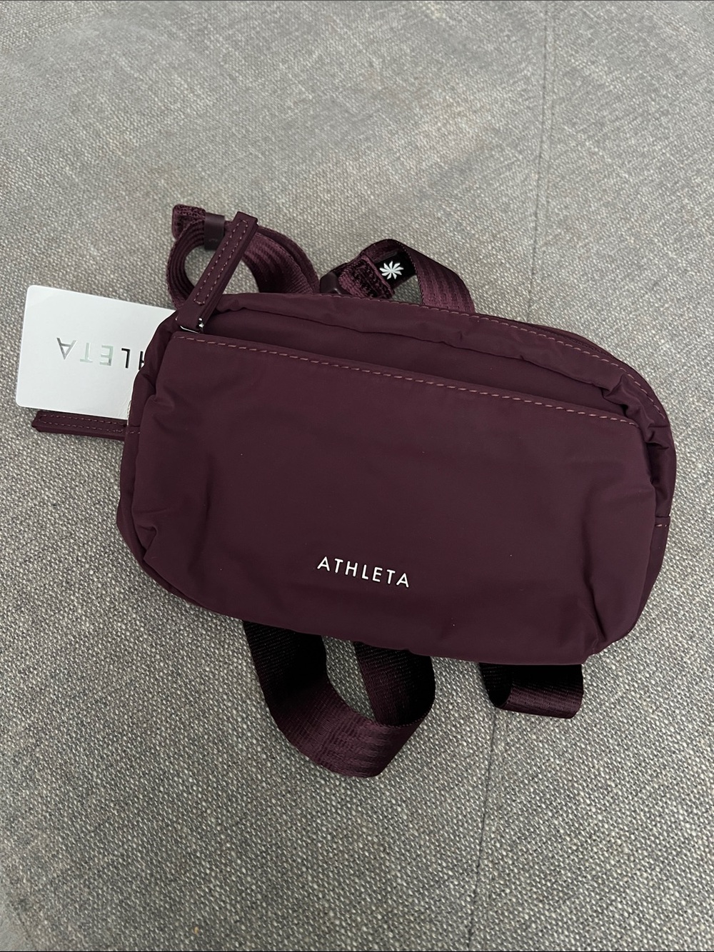 Athleta Deep Wine Waist Bag